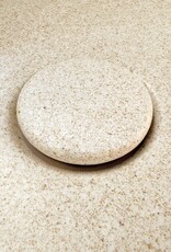 InBe  9 handbasin 43cm, with towel holder, grey Microrazzo concrete, with tap hole right, with closable drain with Microrazzo cover - Copy