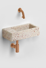 Flush Ecorazzo Flush 3 handbasin 36cm, left, recycled