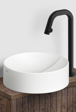 Kaldur standing cold water tap, with short spout, high version