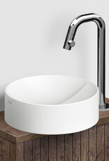 Kaldur standing cold water tap, with short spout, high version