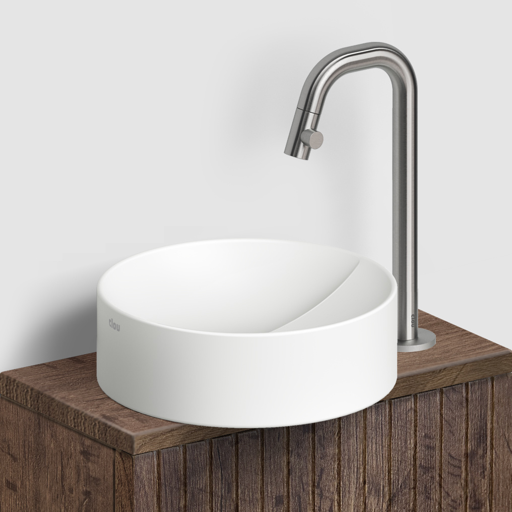 Kaldur robinet eau froide à poser, avec bec courte, version haute