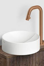 Kaldur standing cold water tap, with short spout, high version