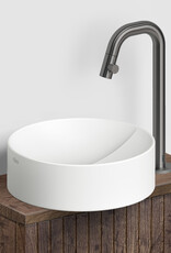Kaldur standing cold water tap, with short spout, high version