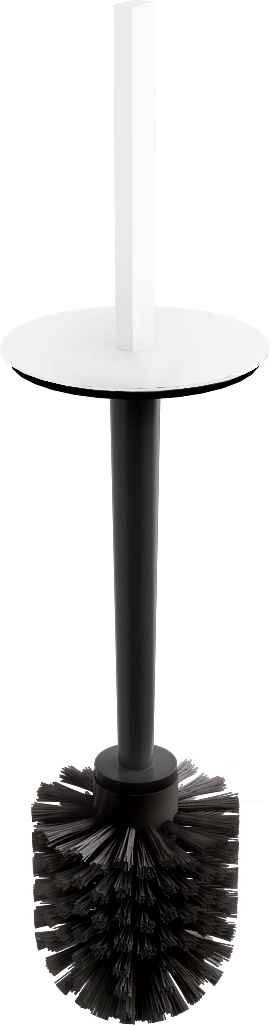 Flat spare toilet brush with handle Flat