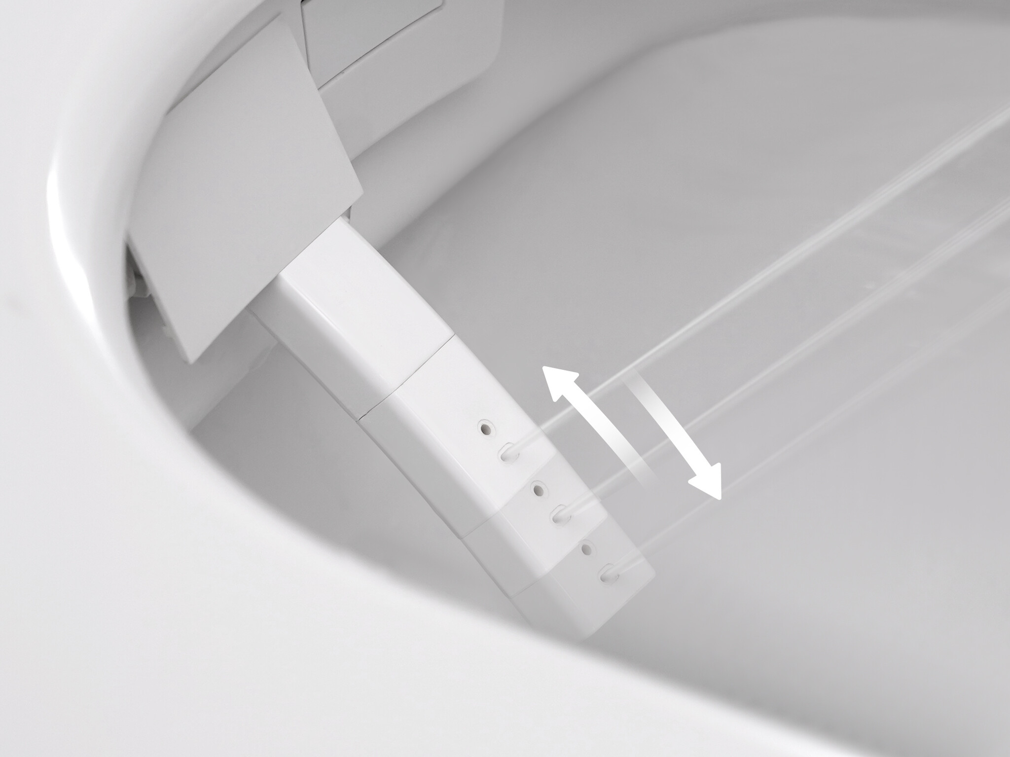 Clever  Afdekklep sproeimodule t.b.v. Clever douche-WC