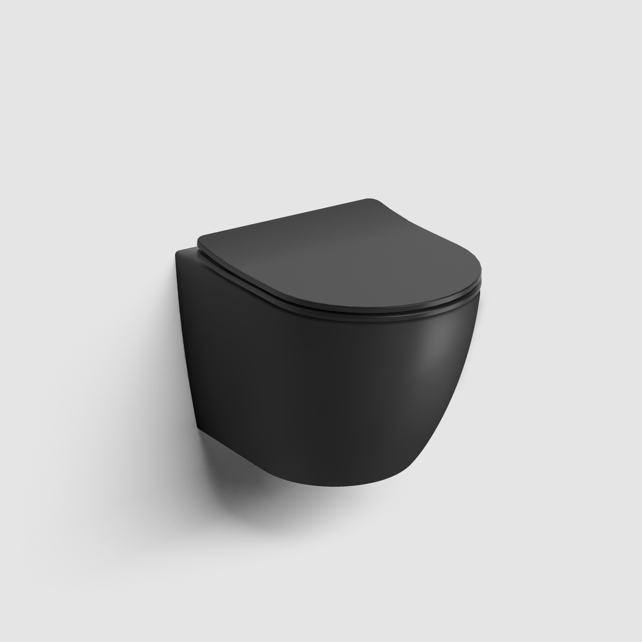 InBe rimless toilet InBe 3, with toilet seat with cover