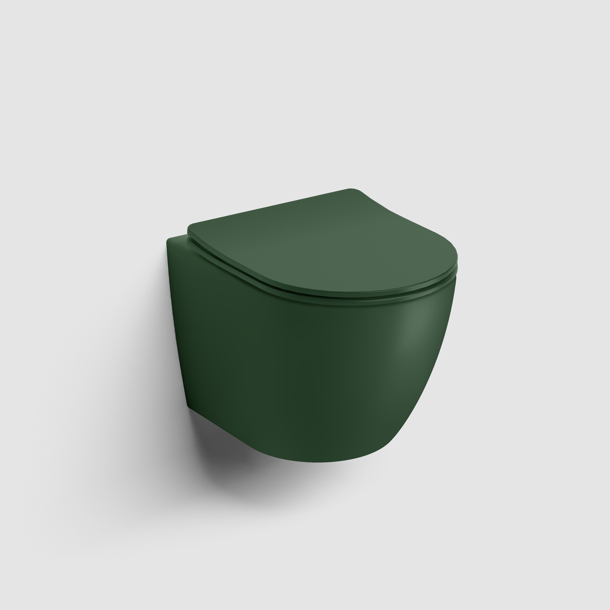 InBe rimless toilet InBe 3, with toilet seat with cover