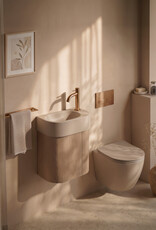 InBe rimless toilet InBe 3, with toilet seat with cover