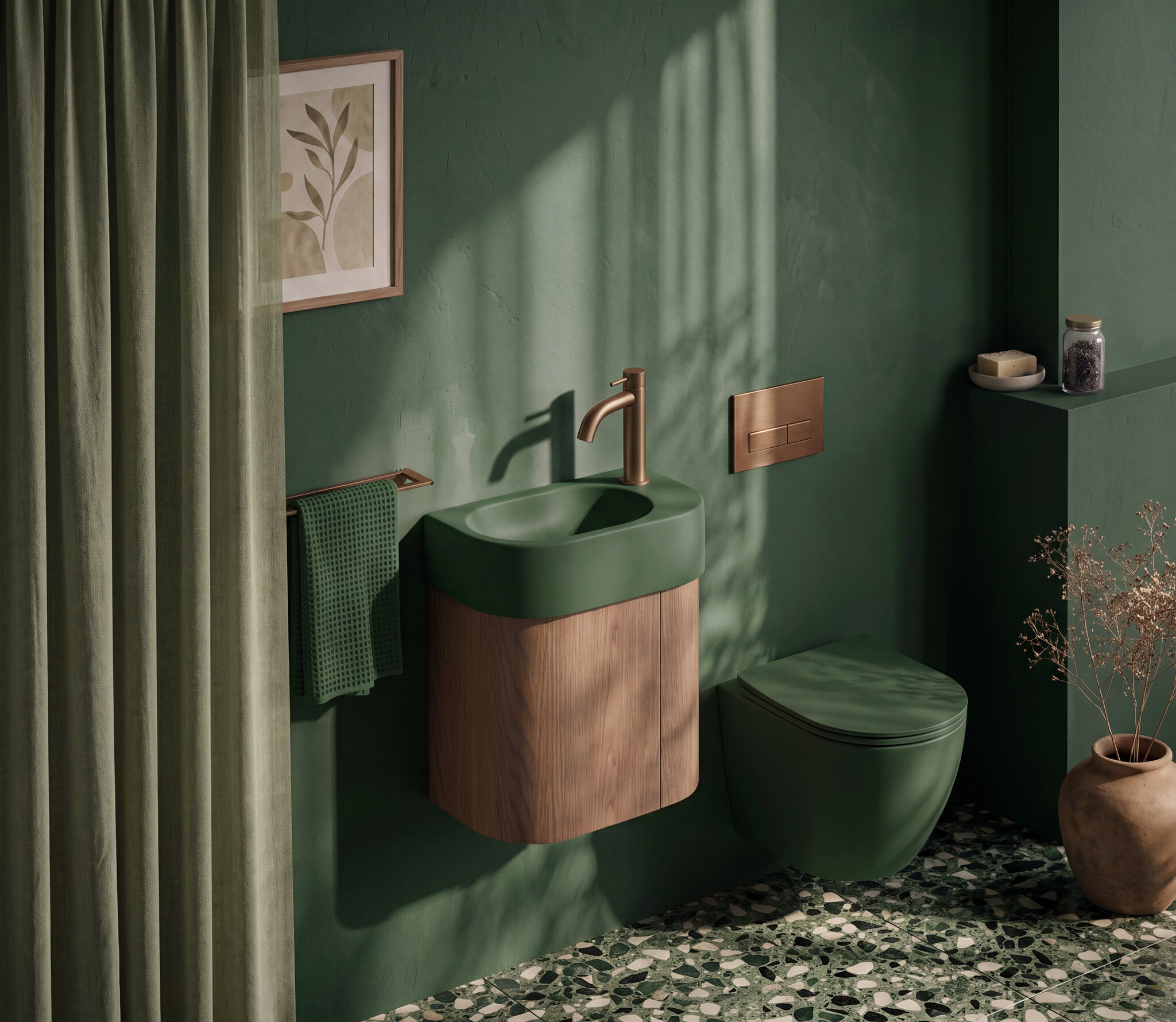 InBe rimless toilet InBe 3, with toilet seat with cover