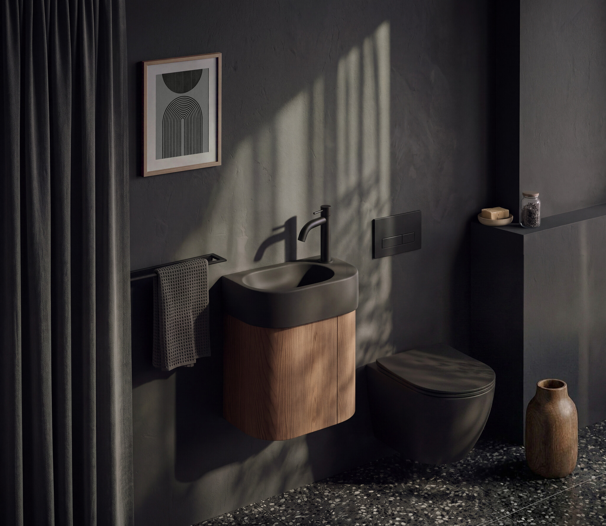InBe toilet InBe 3, sans bord, avec assise et abattant