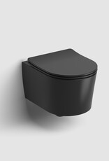 InBe toilet 48 cm, rimless, with toilet seat with cover