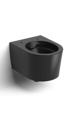 InBe toilet 48 cm, randloos, met toiletzitting met deksel