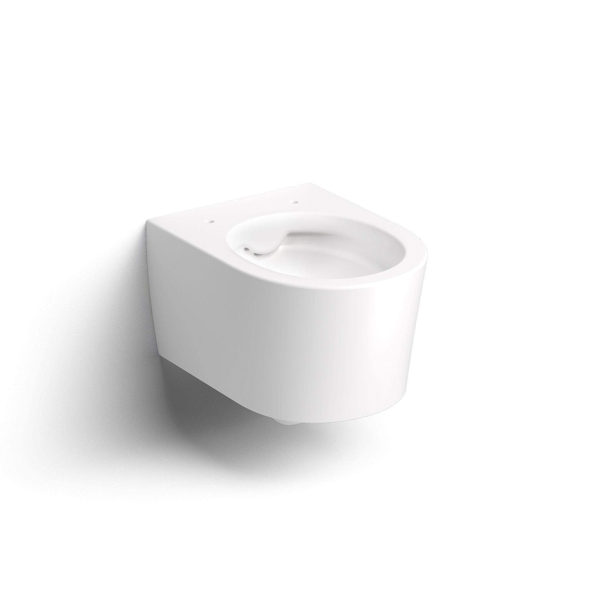 InBe toilet 48 cm, rimless, with toilet seat with cover