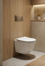 InBe InBe 3 toilette, à suspendre, avec chasse d'eau vortex