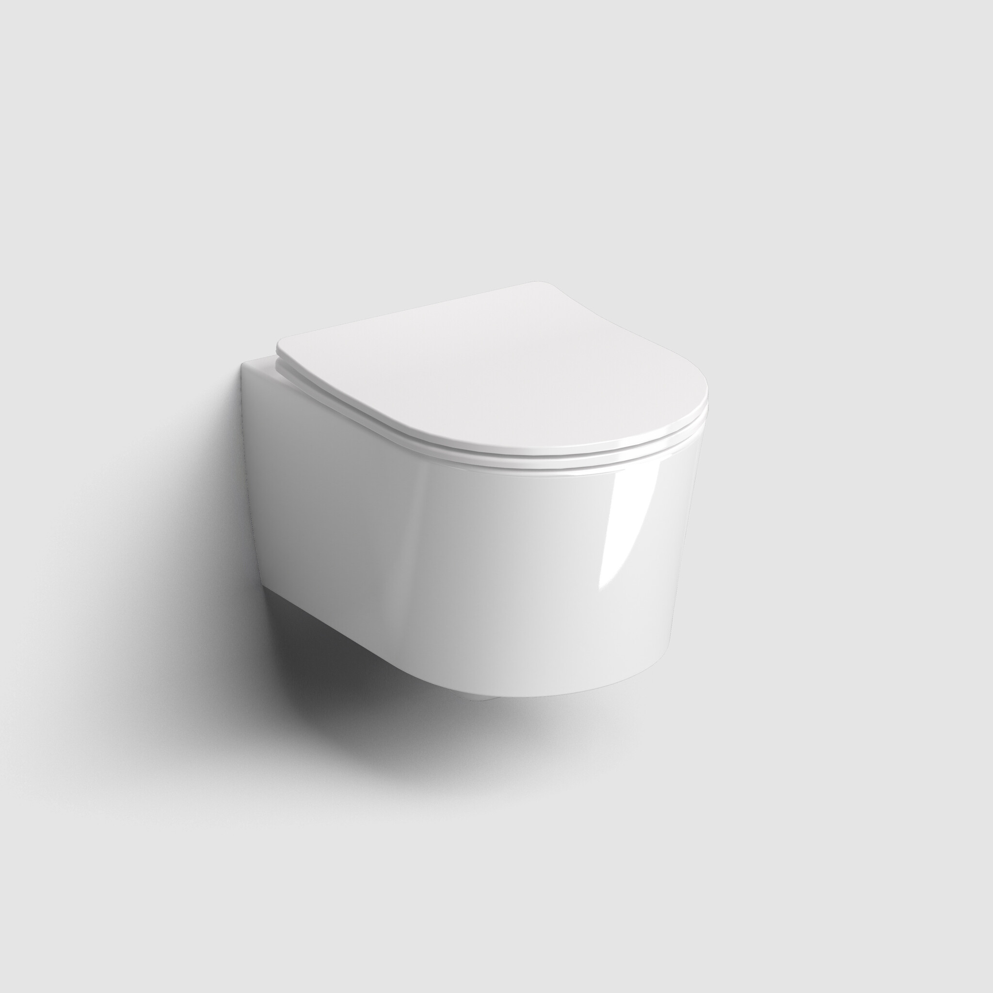 InBe InBe 1 toilet, 49cm, wall mounted, with turbo flush
