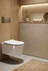 InBe InBe 1 toilette, à suspendre, 49cm, avec chasse d'eau vortex