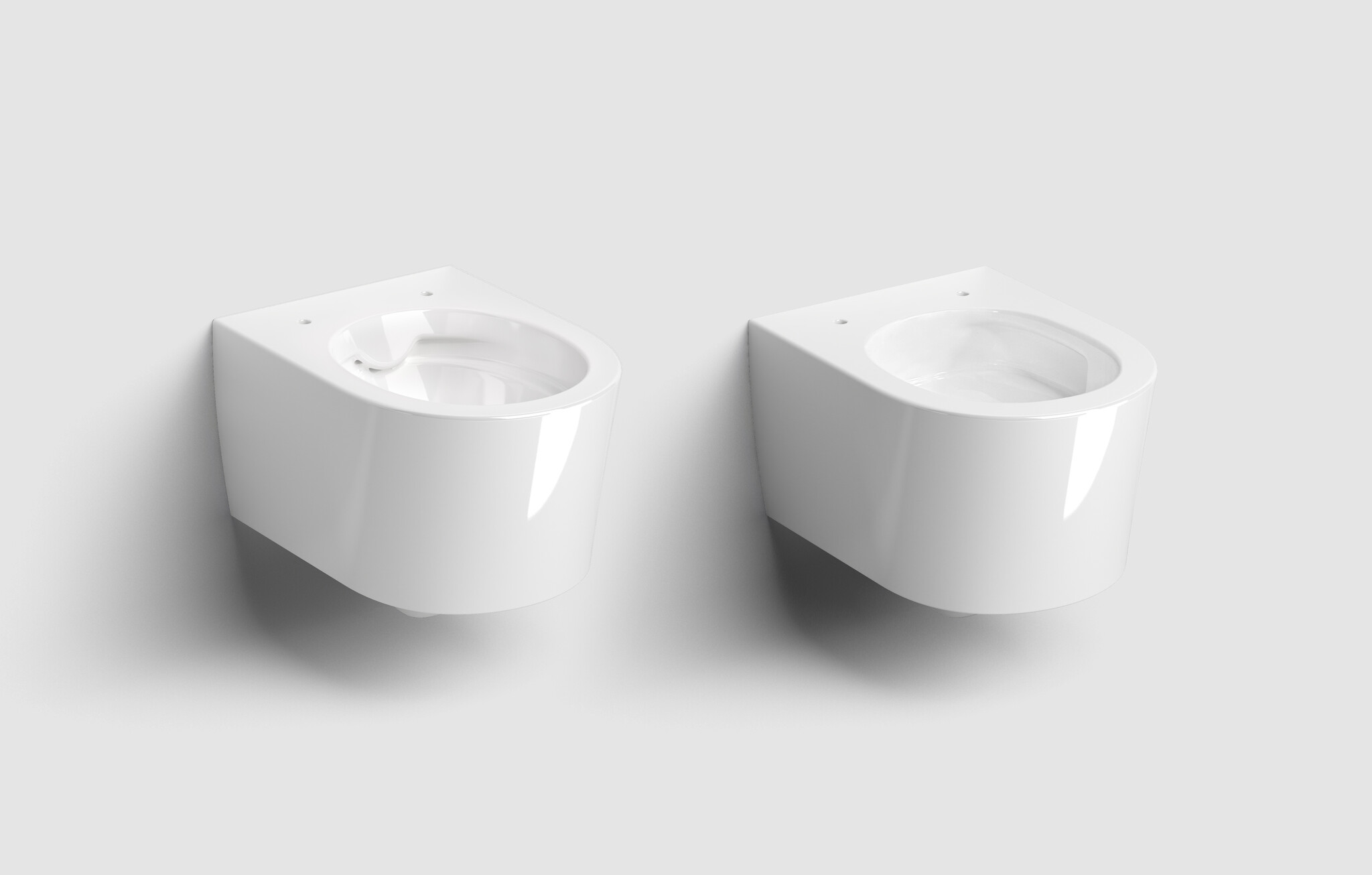 InBe InBe 1 toilet, 49cm, wall mounted, with turbo flush