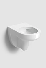 InBe InBe 2 toilet met zitting, 53cm, zichtbare montage, wit, turbo flush