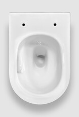 InBe InBe 4 toilet met zitting, 53cm, glanzend wit, turbo flush