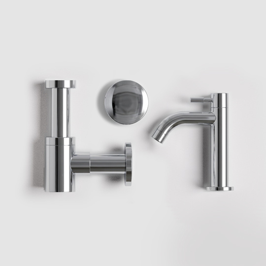 InBe InBe set pour InBe lave-mains, chrome