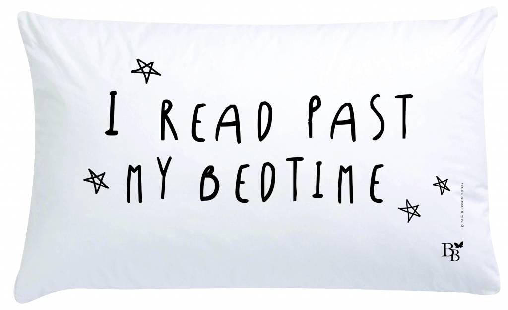 Blossom Books Bed Pillow I Read Past My Bedtime Spread The Book