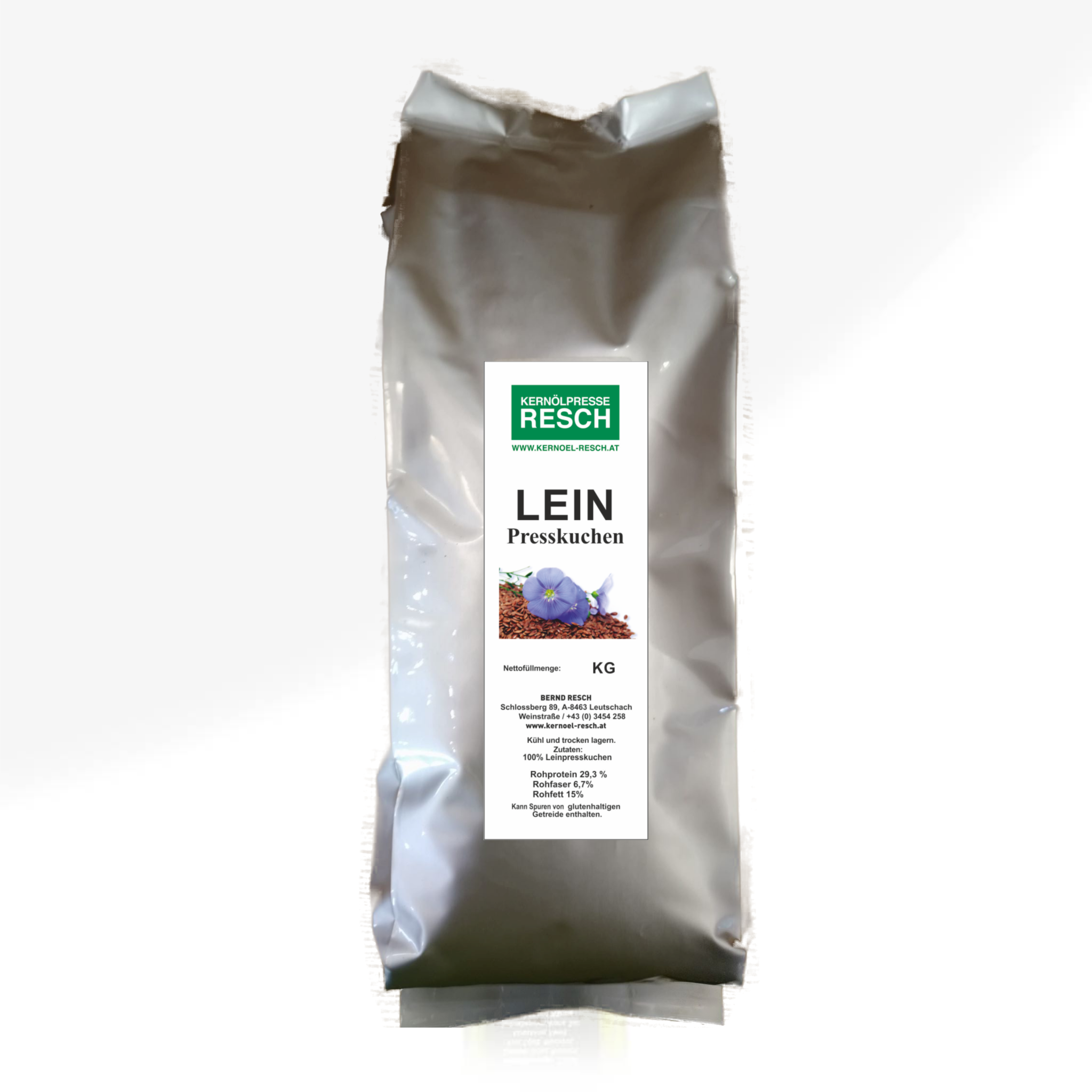 RESCH Leinpresskuchen- Mehl