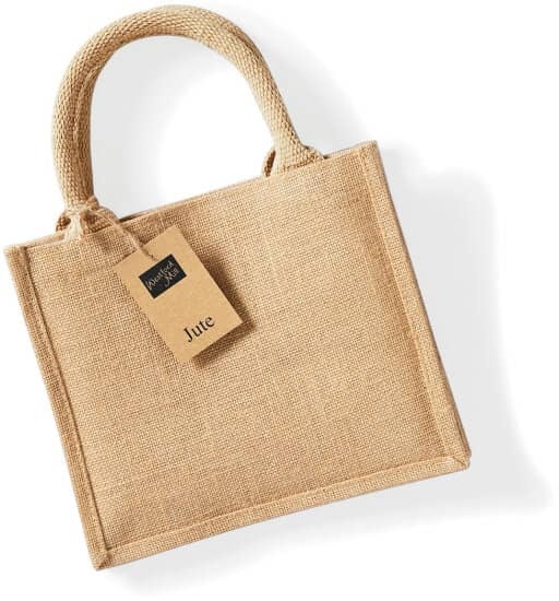 Jute- Tragetasche