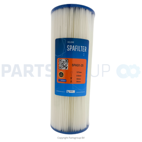S.P.A.S. PRODUCTS SPAS1-25 SPAS FILTER REFERENTIES 1-25 / PRB25-IN /C-4326/ FC-2375/ SC704/ RD25