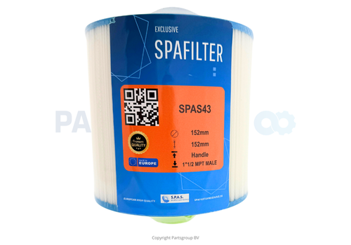 SPAS FILTERS SPAS43 FILTERS REFERENCES PSN25P4