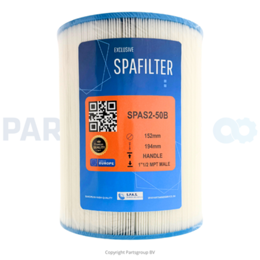 SPAS2-50B SPAS FILTER REFERENTIES 2-50B, PWW50P4,WY40