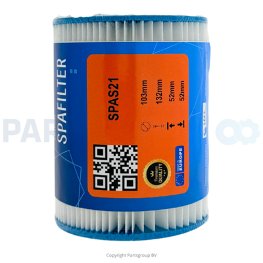 SPAS21 FILTERS COMPATIBLE AVEC BESTWAY MODELE II - 58094