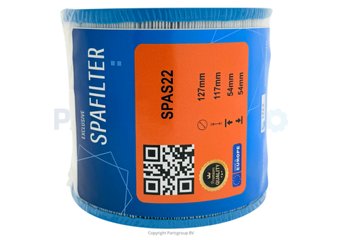 SPAS FILTERS SPAS22 FILTERS REFERENCES PRB17.5SF,C-4401,FC-2386,SC726,WW35D