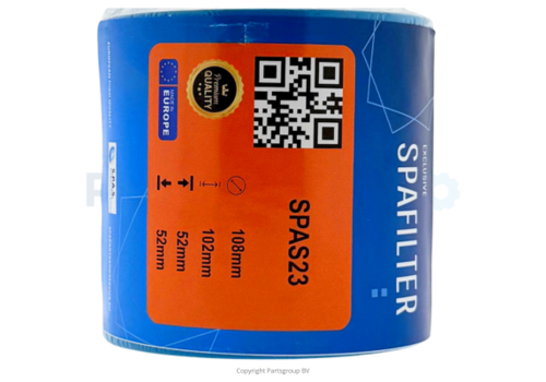 SPAS FILTERS SPAS23 FILTERS REFERENCES PWW10, C-4310, FC-3077, SC750,WW20