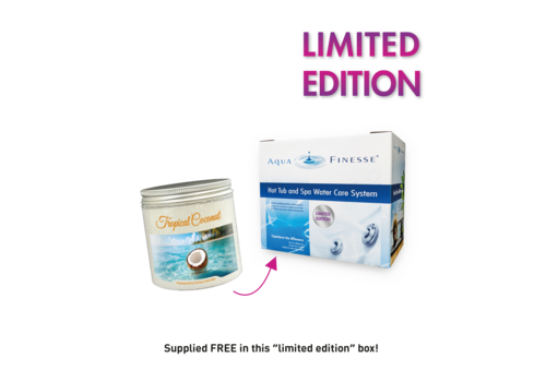 AQUAFINESSE AquaFinesse Hottub Watercare box Di-Chloor Granulaat AQUAFINESSE AquaFinesse Hottub Watercare box Di-Chloor Granulaat