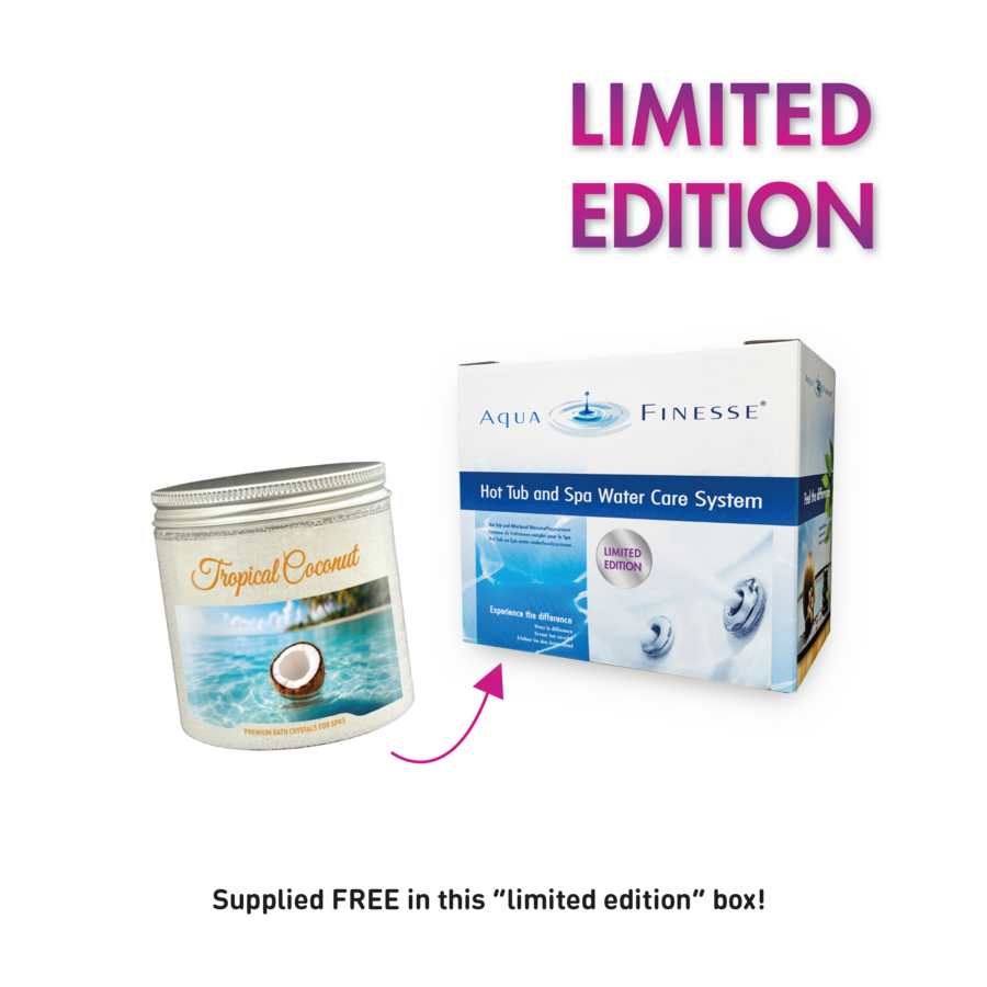 AquaFinesse Hottub Watercare box Di-Chloor Granulaat