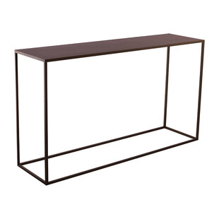 Taupe side table L140 W38 H80