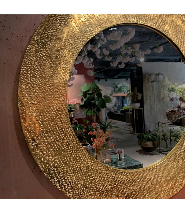 Spiegel Reliëf Goud D89