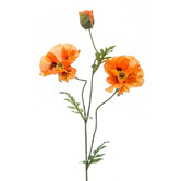 Poppy (3-branch) Orange H90
