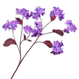 Hydrangea branch Purple/Blue H107