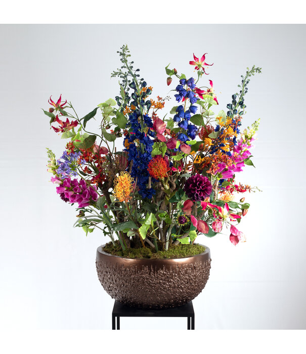 Bowl Asphalt Copper D56 H27