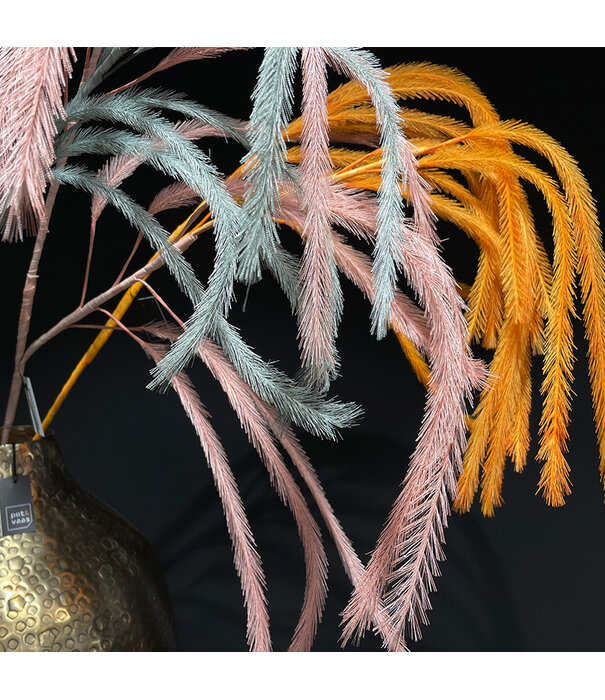 Plum grass Branch Orange D14 H150