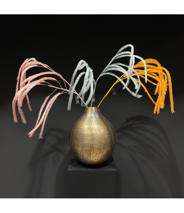 Plum grass Branch Orange D14 H150