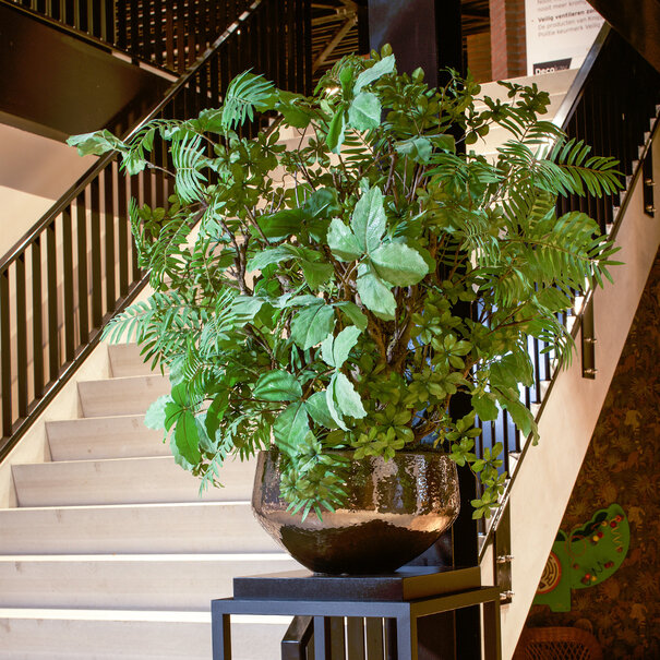 Ribbed Leaf Branch Green H103