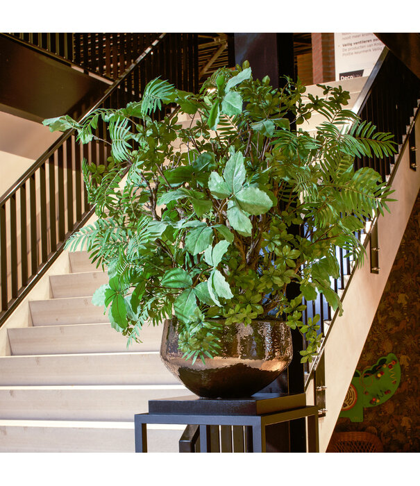 Ribbed Leaf Branch Green H157