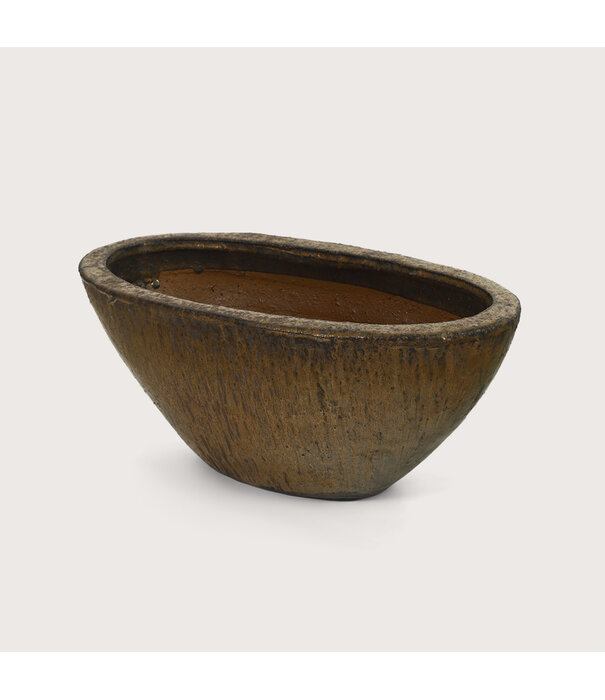 Pot Truus Oval Copper L40 W24 H18