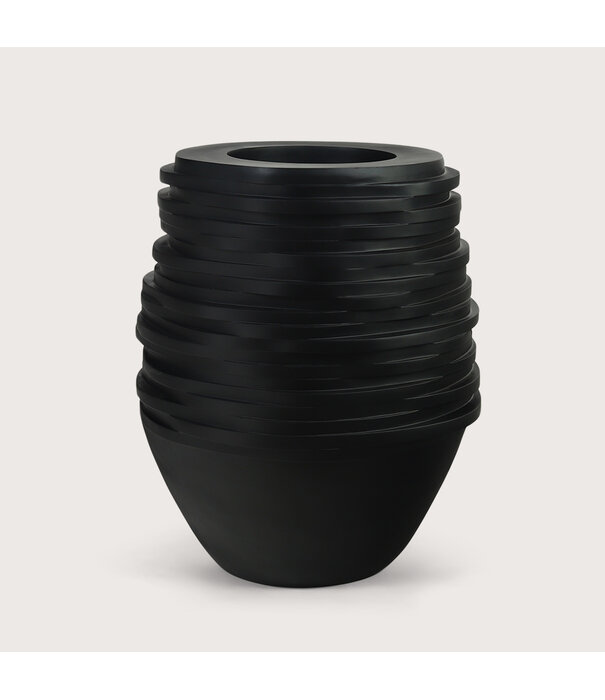 Pot Roza Zwart Mat D64.5 H80