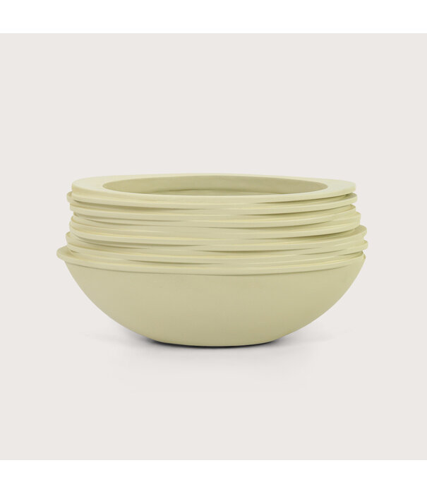 Pot Roza Oval Oyster white L50 W20 H25