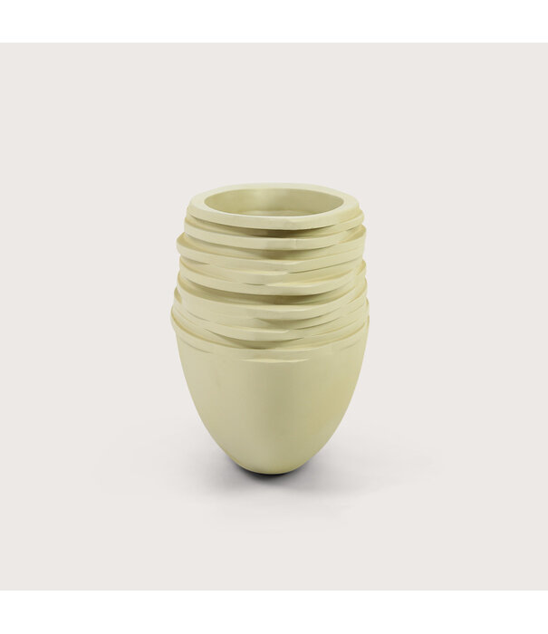 Pot Roza Oval Oyster white L50 W20 H25