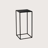 Table frame fine incl. top Black L38 W38 H80