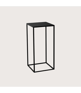 Tafelframe fijn incl. blad Zwart L38 B38 H80